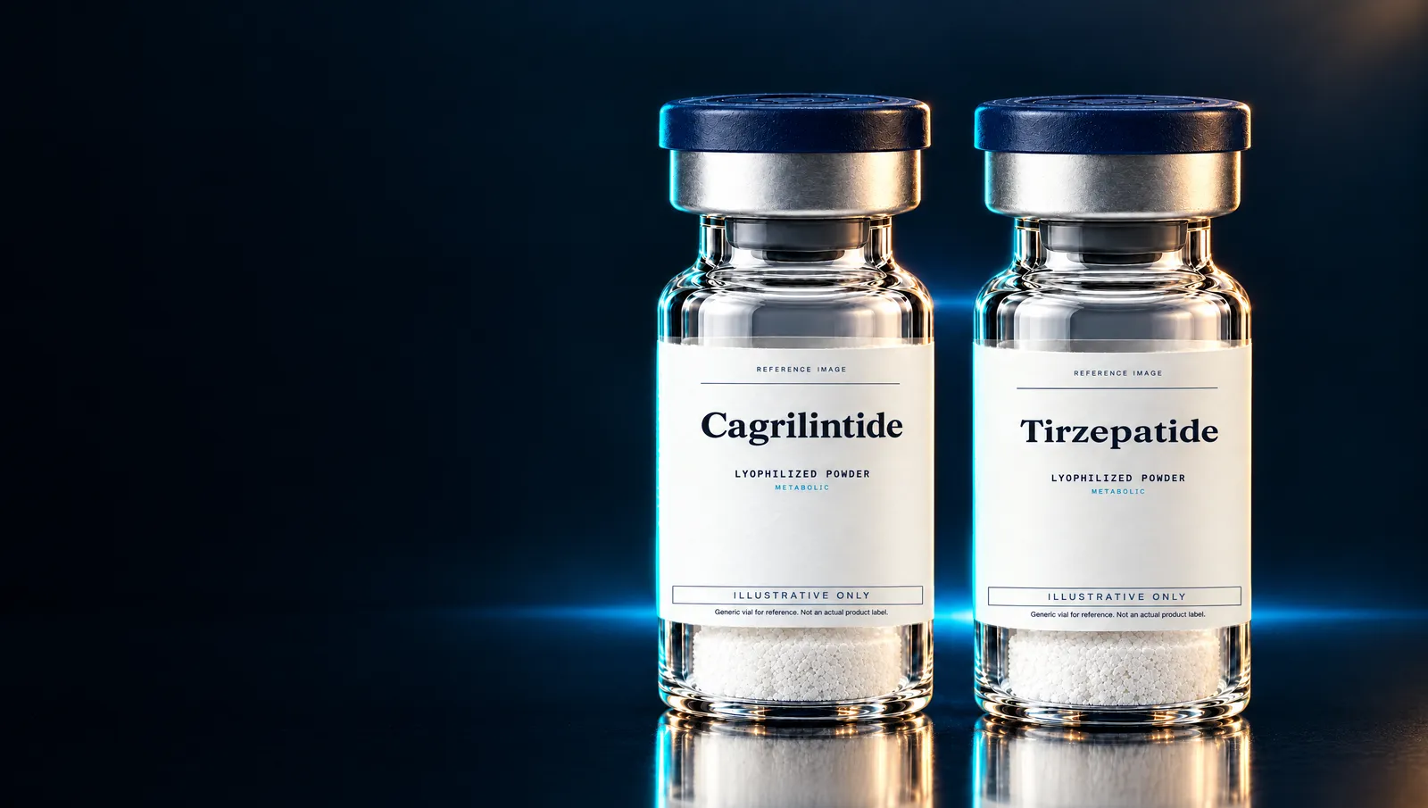 Reference vials: Cagrilintide, Tirzepatide