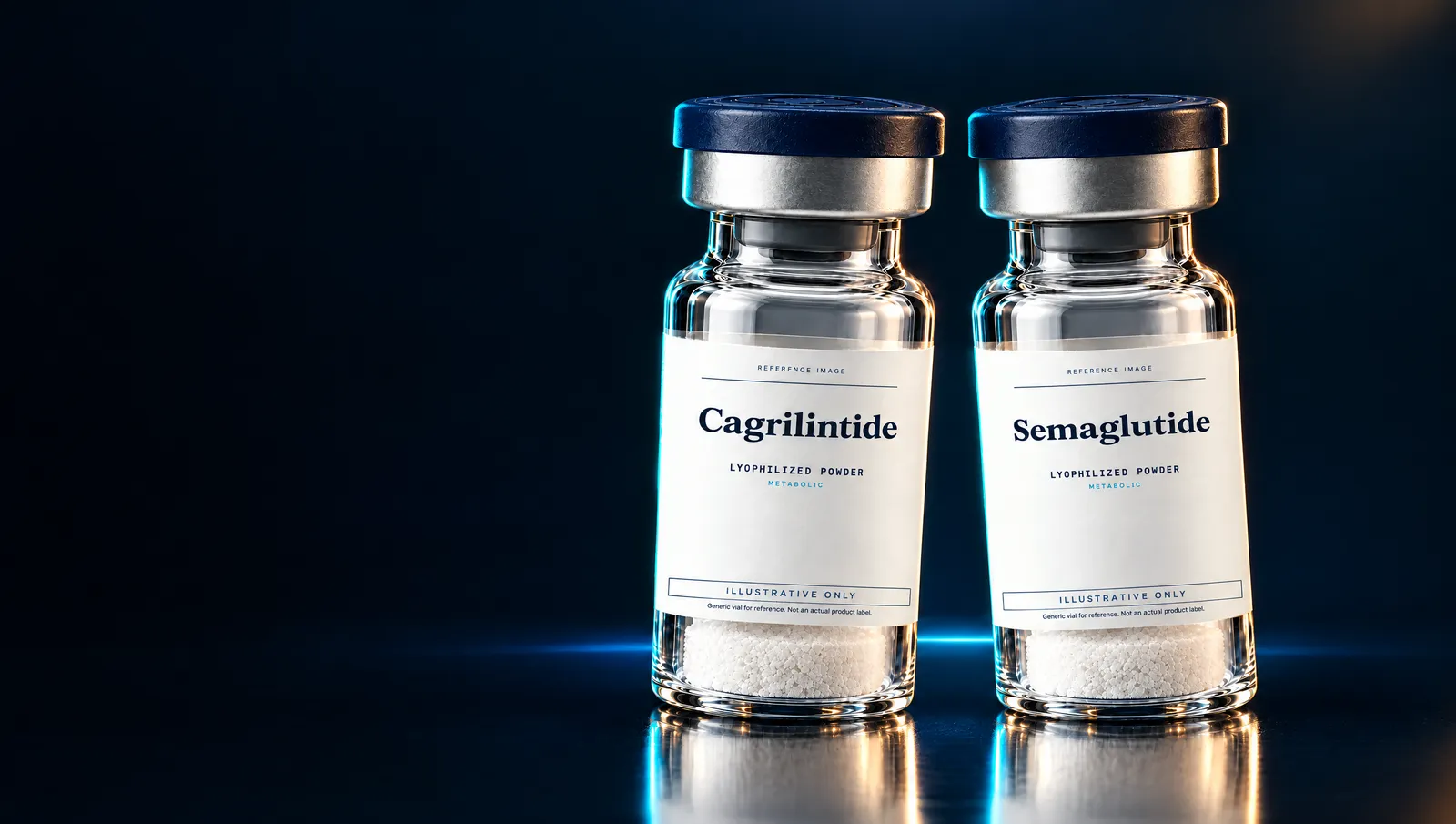 Reference vials: Cagrilintide, Semaglutide