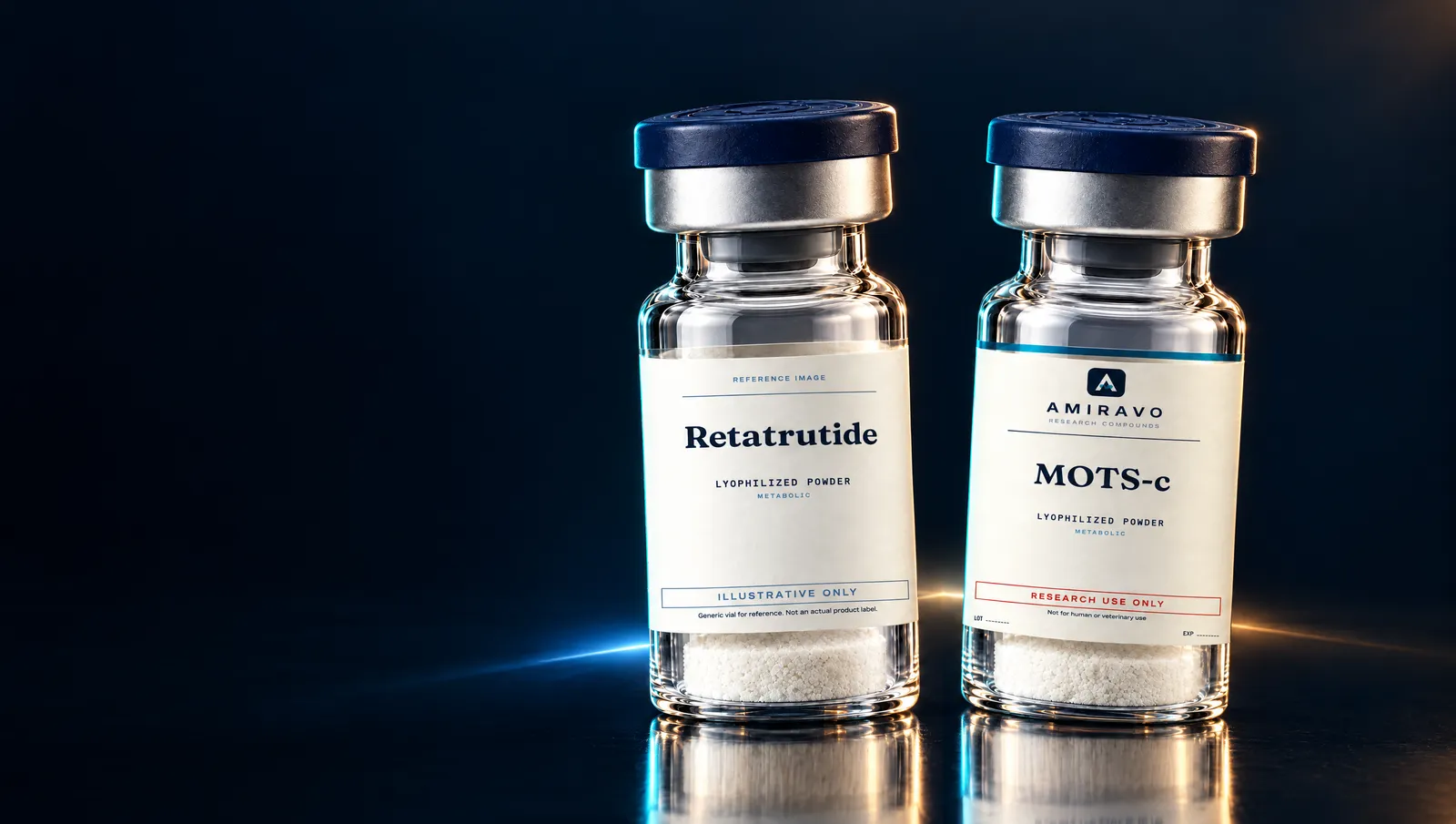Reference vials: Retatrutide, MOTS-c