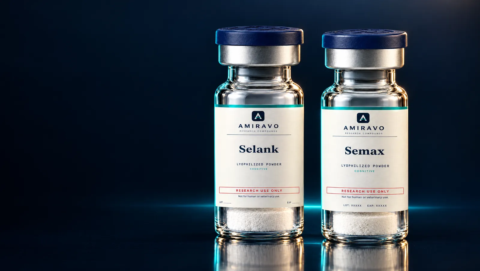 Reference vials: Selank, Semax