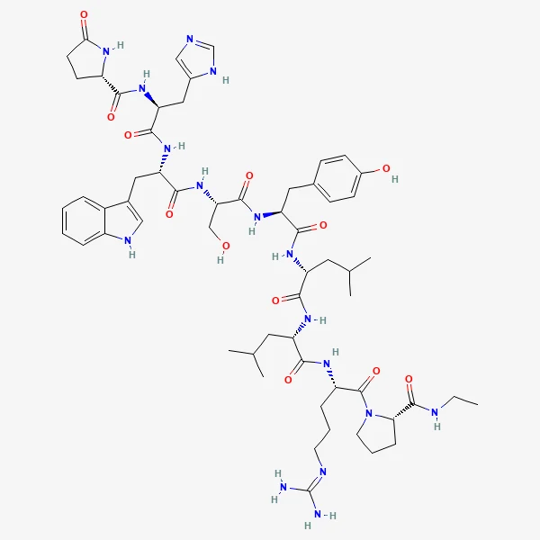 2D chemical structure of Leuprolide