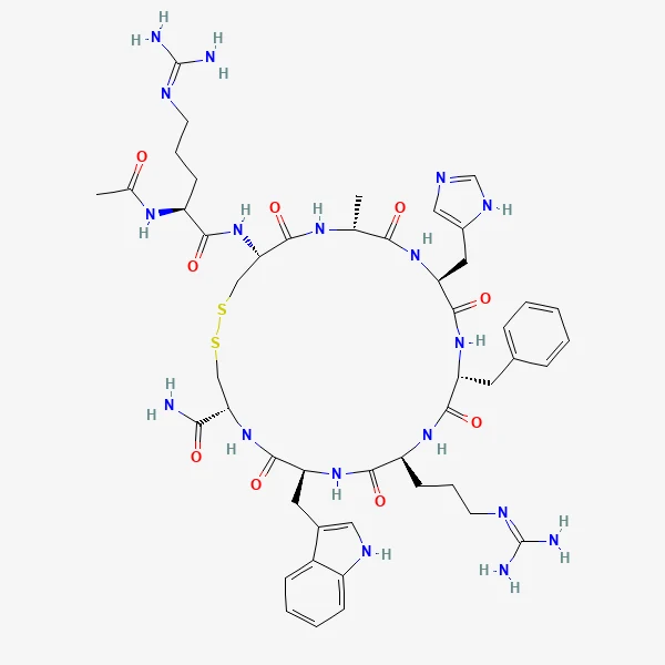 2D chemical structure of Setmelanotide