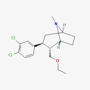 2D chemical structure of Tesofensine