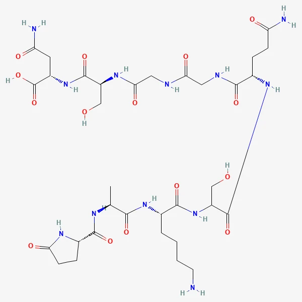 2D chemical structure of Thymulin