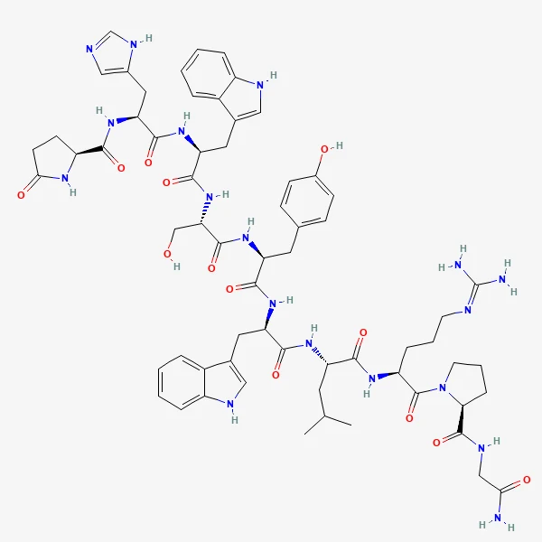 2D chemical structure of Triptorelin